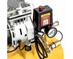 Компрессор DLS650/10 безмаслянный малошумный 650 Вт, 120 л/мин, ресивер 10 л Denzel-foto3