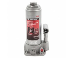 Домкрат гидравлический бутылочный, 8 т, высота подъема 230-457 мм Matrix-foto3