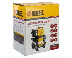 Насосная станция PSХ950X, Х-Pro, 950 Вт, 3300 л/ч, ресивер 24 л, подъем 38 м, нержавейка Denzel-foto7