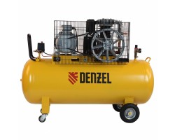 Компрессор воздушный, ременный привод BCI5500-T/270, 5.5 кВт, 270 литров, 850 л/мин Denzel-foto3