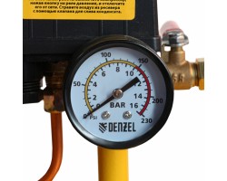 Компрессор воздушный, ременный привод BCI5500-T/270, 5.5 кВт, 270 литров, 850 л/мин Denzel-foto13