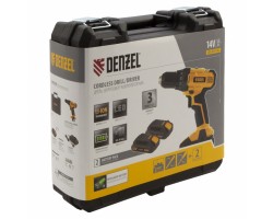 Дрель-шуруповерт аккумуляторная CDL-IB-14-02, Li-Ion, 14 В, 1.5 А*ч, 2 аккумулятора Denzel-foto7