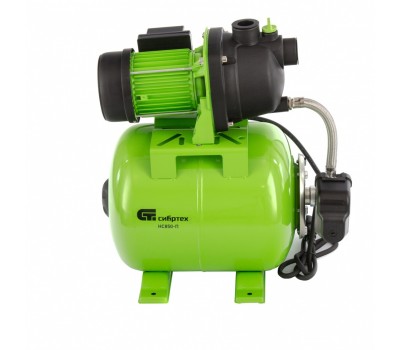 Насосная станция НС850-П, 850 Вт, напор 42 м, 3500 л/ч, ресивер 19 л Сибртех