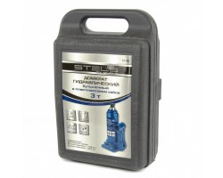 Домкрат гидравлический бутылочный, 3 т, H подъема 178-343 мм, в пластиковом кейсе Stels-foto2