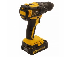 Дрель-шуруповерт аккумуляторная с бесщеточным двигателем BLDL-IB-18-02, Li-Ion, 18 В, 1.5 А/ч, 2 аккумулятора Denzel-foto2