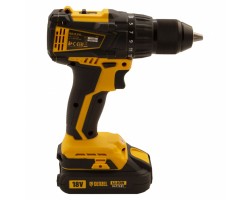 Дрель-шуруповерт аккумуляторная с бесщеточным двигателем BLDL-IB-18-02, Li-Ion, 18 В, 1.5 А/ч, 2 аккумулятора Denzel-foto4