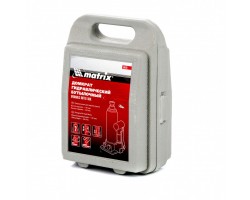 Домкрат гидравлический бутылочный, 2 т, h подъема 181-345 мм, в пластиковом кейсе Matrix-foto3