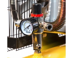 Компрессор воздушный, ременный привод BCI4000-T/200, 4.0 кВт, 200 литров, 690 л/мин Denzel-foto13