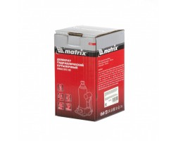 Домкрат гидравлический бутылочный, 2 т, h подъема 158-308 мм Matrix-foto3