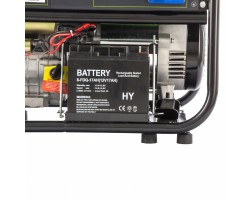 Генератор бензиновый БС-6500Э, 5.5 кВт, 230В, четырехтактный, 25 л, электростартер Сибртех-foto11