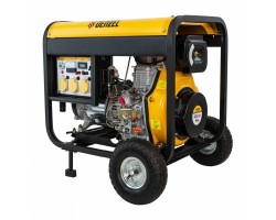 Генератор дизельный DD6300Е, 5.0 кВт, 220 В/50 Гц, 15 л, электростартер Denzel-foto2