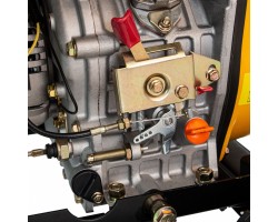 Генератор дизельный DD6300Е, 5.0 кВт, 220 В/50 Гц, 15 л, электростартер Denzel-foto11