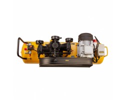 Компрессор воздушный BCW3000-T/100, ременный привод, 3.0 кВт, 100 литров, 520 л/мин Denzel-foto6