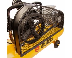 Компрессор воздушный BCW3000-T/100, ременный привод, 3.0 кВт, 100 литров, 520 л/мин Denzel-foto8