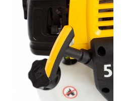 Триммер бензиновый DT 52S, 52 см3, 3 л. с, разъемная штанга, состоит из 2 частей Denzel-foto18