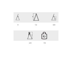 Стремянка Алюмет 4 ступени стальная-foto2
