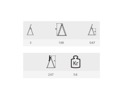 Стремянка Алюмет 3 ступени стальная-foto2