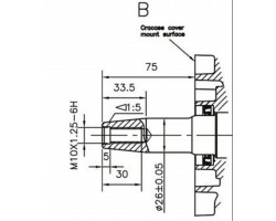Двигатель дизельный 186FA (B-тип, вал конус) - T0-foto11