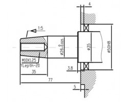 Двигатель дизельный 186FA (B-тип, вал конус) - T3-foto2