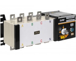 Реверсивный рубильник АВР (устройство автоматического ввода резерва) SHIQ5-250 4P-foto7