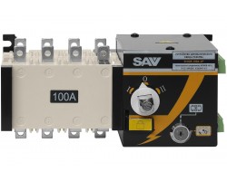 Реверсивный рубильник АВР (устройство автоматического ввода резерва) SHIQ5-100A 4P-foto2