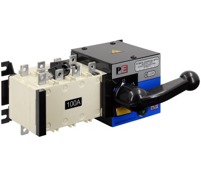 Реверсивный рубильник АВР (устройство автоматического ввода резерва) SHIQ5-100A 4P