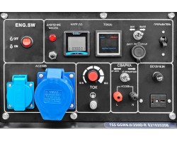 Инверторный бензиновый сварочный генератор TSS GGW 6.0/250D-R-foto2