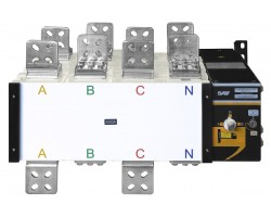 Реверсивный рубильник АВР (устройство автоматического ввода резерва) SHIQ5-2000 4P-foto3
