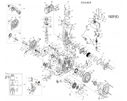 Двигатель дизельный 192FA (B-тип, вал конус) - T1-foto12