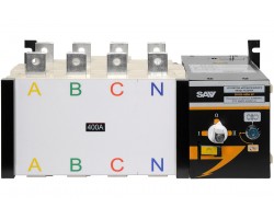 Реверсивный рубильник АВР (устройство автоматического ввода резерва) SHIQ5-400 4P-foto2