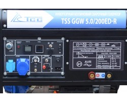Инверторный бензиновый сварочный генератор TSS GGW 5.0/200ED-R-foto5