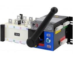 Реверсивный рубильник АВР (устройство автоматического ввода резерва) SHIQ5-160 4P-foto2