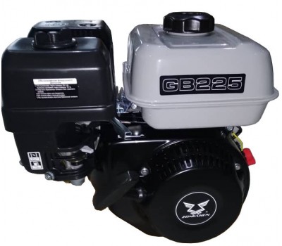 Двигатель бензиновый с горизонтальным валом Zongshen ZS GB 225 S-тип (7.5 л.с.) для мотокультиваторов, мотоблоков, АВД, мотопомп, садового и строительного оборудования