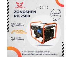 Генератор бензиновый Zongshen PB 2500-foto4