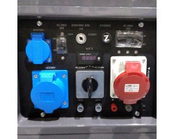 Генератор бензиновый трехфазный в шумозащитном кожухе ZONGSHEN QB 12003 E SUPER SILENT / СУПЕР ТИХИЙ-foto3
