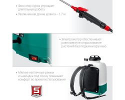 Аккумуляторный опрыскиватель Зубр ОПЛ-10-foto5