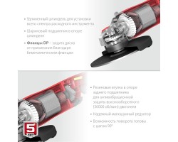 Угловая шлифмашина 230 мм 2400 Вт Зубр УШМ-230-2405 П-foto4