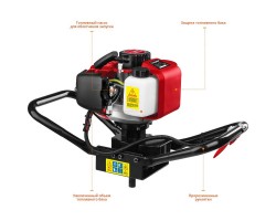 Мотобур (бензобур) ЗУБР МБ1-150-foto2