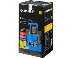 Насос дренажный Зубр НПГ-Т3-900 серия ПРОФЕССИОНАЛ-foto7