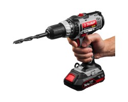 Дрель-шуруповерт 2 АКБ Зубр ДШЛ-141 КН серия СТАНДАРТ-foto14