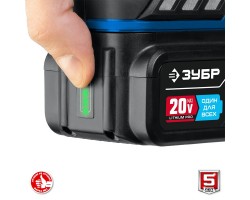 Аккумуляторный бесщеточный гайковерт Зубр GB-250-42-foto9