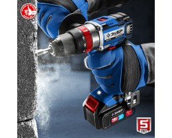 Аккумуляторная бесщеточная ударная дрель-шуруповерт Зубр DBS-201-42-foto5