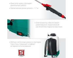 Аккумуляторный опрыскиватель Зубр ОПЛ-15-foto5