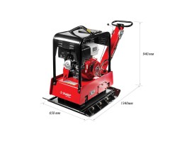 Виброплита бензиновая двигатель Honda Зубр ЗВПБ-38 ГРХ серия ПРОФЕССИОНАЛ-foto14