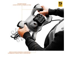 Миксер строительный двойной Зубр МРД-1400 серия МАСТЕР-foto4