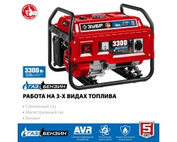 Генератор газовый ЗУБР СГ-3300-foto2