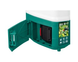 Аккумуляторный опрыскиватель (10 л бак; 1 АКБ 4Ач) Зубр ОПЛ-10-41-foto3