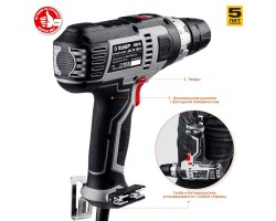 Дрель-шуруповерт сетевая ЗУБР ДШ-М1-400-2 серия МАСТЕР-foto4