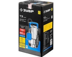 Насос дренажный Зубр НПГ-Т3-750-С серия ПРОФЕССИОНАЛ-foto7