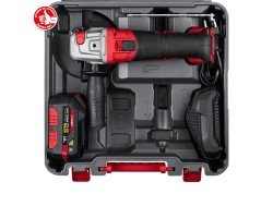 Аккумуляторная углошлифовальная машина серия Зубр УШМ-18-125-41-foto14